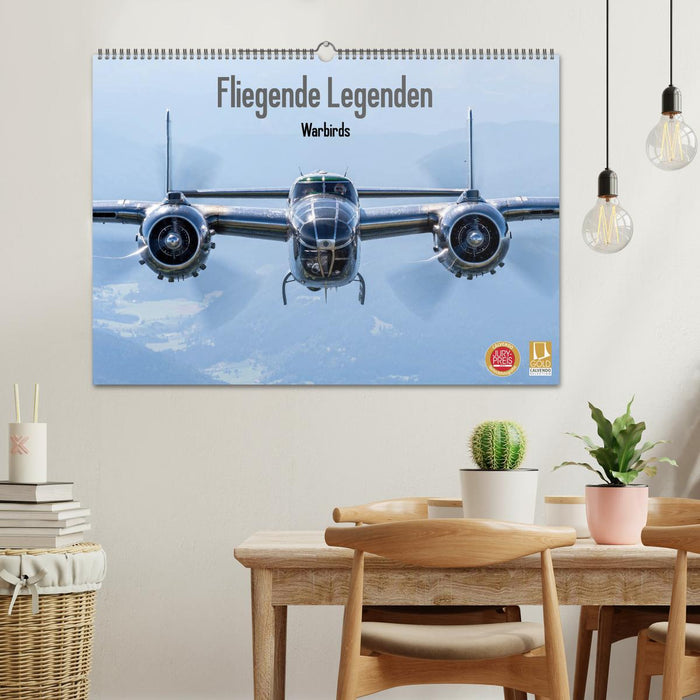 Fliegende Legenden - Warbirds (CALVENDO Wandkalender 2025)