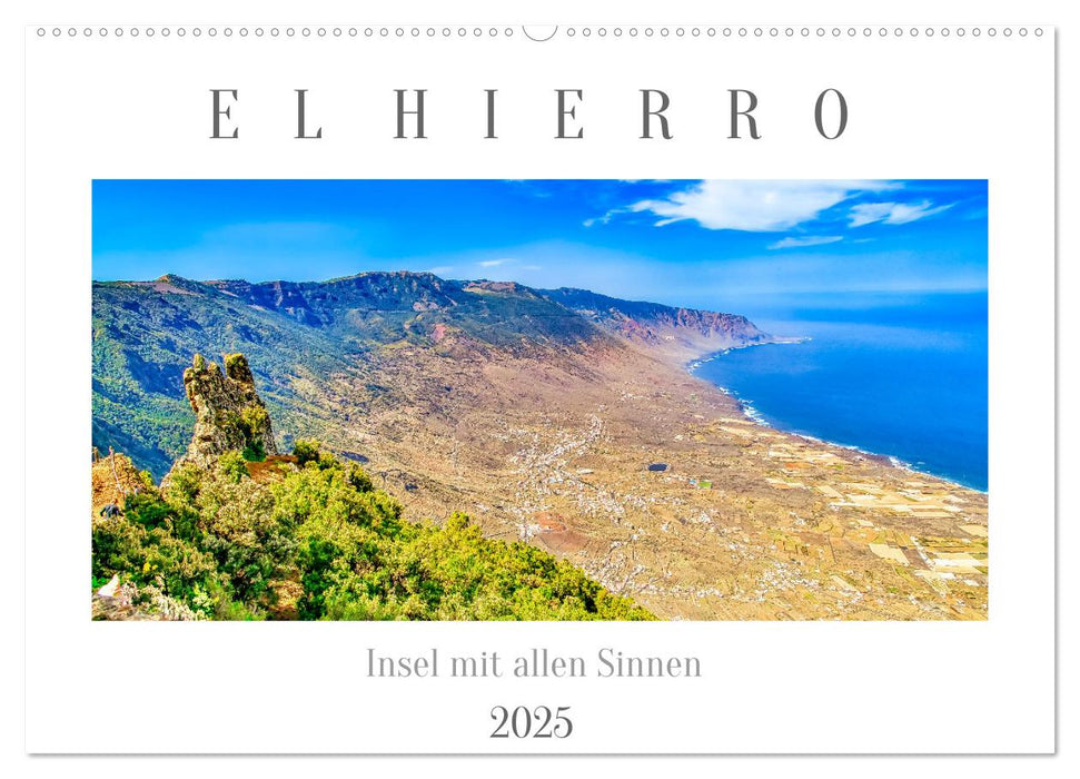 El Hierro - Insel mit allen Sinnen (CALVENDO Wandkalender 2025)