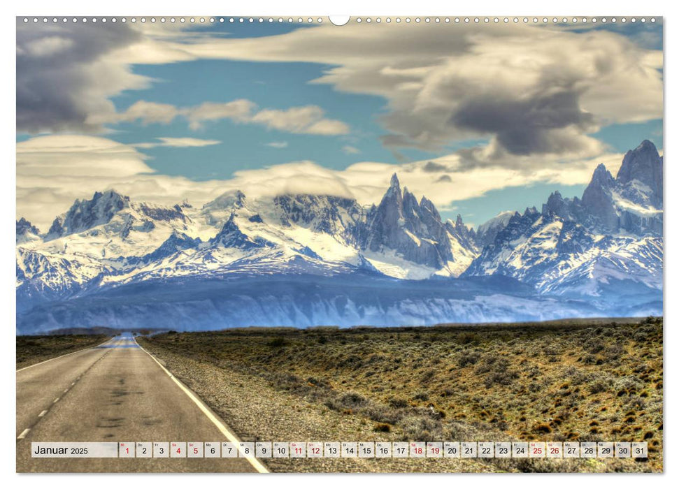 Patagonien - wildes und weites Land (CALVENDO Premium Wandkalender 2025)