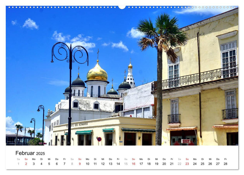 Goldenes Havanna - Glanzlichter Kubas (CALVENDO Premium Wandkalender 2025)