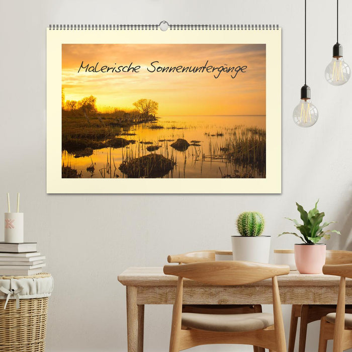 Malerische Sonnenuntergänge (CALVENDO Wandkalender 2025)