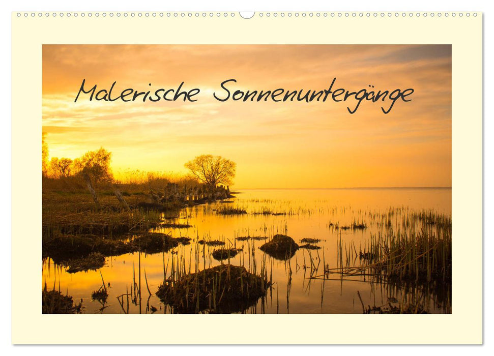 Malerische Sonnenuntergänge (CALVENDO Wandkalender 2025)