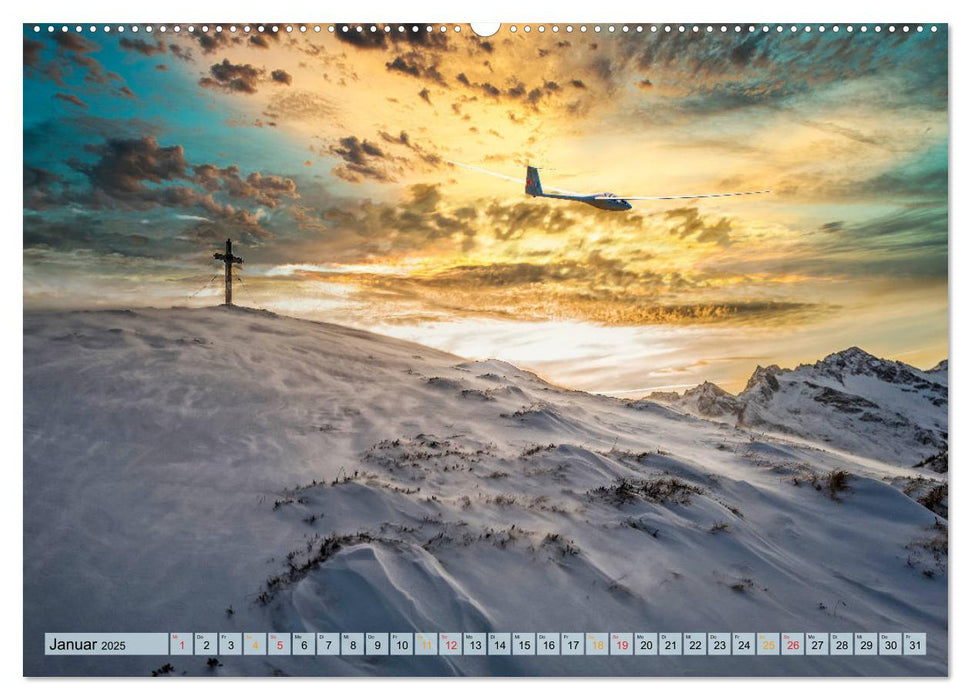 Segelflug, ein Stück Freiheit (CALVENDO Premium Wandkalender 2025)