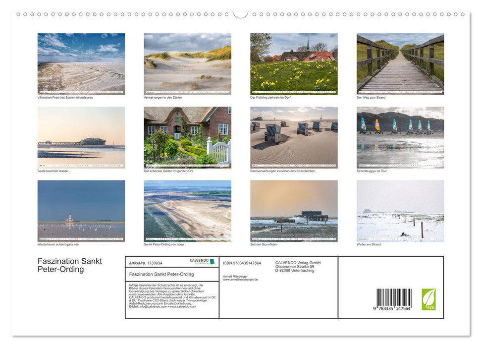 Faszination Sankt Peter-Ording (CALVENDO Premium Wandkalender 2025)