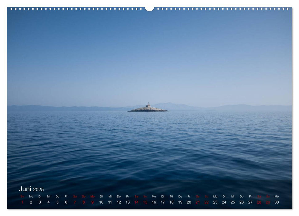 Segeln in Kroatien (CALVENDO Wandkalender 2025)