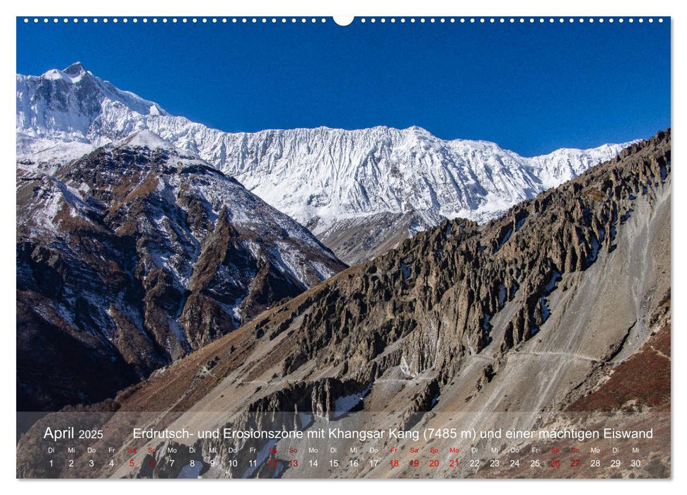 NEPAL - rund um die Annapurna (CALVENDO Premium Wandkalender 2025)