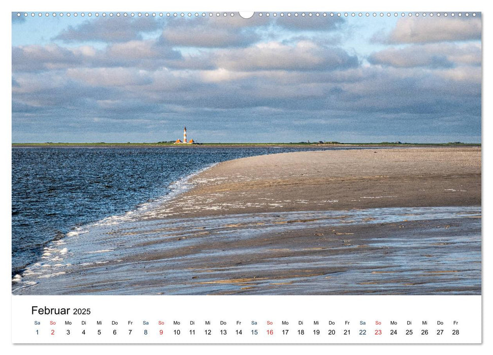 Unterwegs in Nordfriesland (CALVENDO Premium Wandkalender 2025)