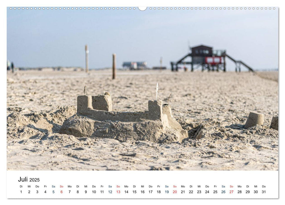 Unterwegs in Nordfriesland (CALVENDO Premium Wandkalender 2025)