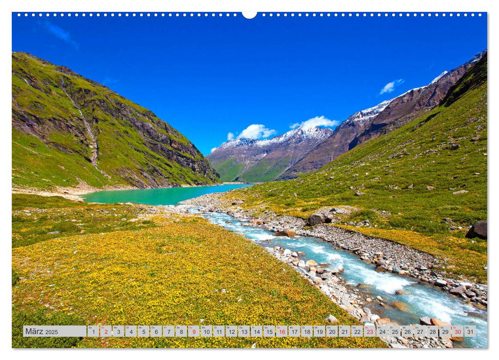 Die Hochgebirgs-Stauseen (CALVENDO Wandkalender 2025)