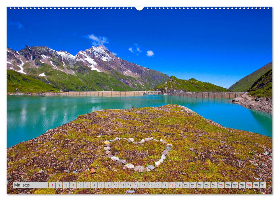 Die Hochgebirgs-Stauseen (CALVENDO Wandkalender 2025)