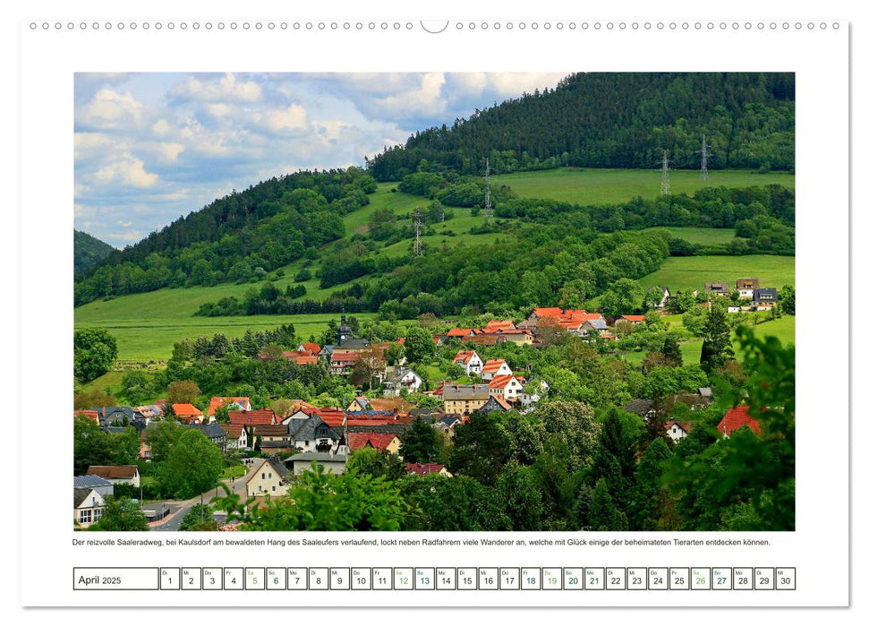 Das Mittlere Saaletal in Thüringen (CALVENDO Premium Wandkalender 2025)