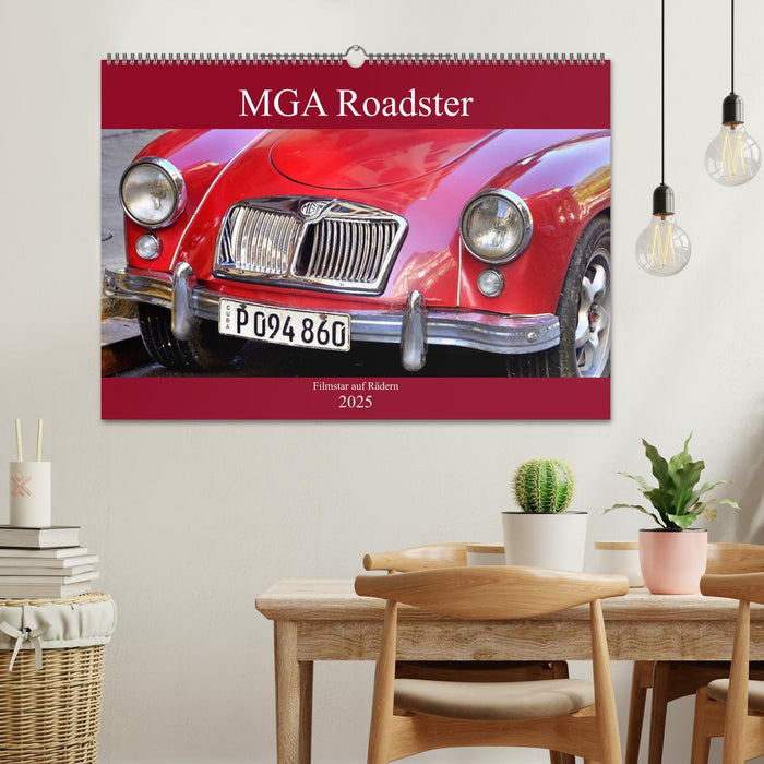 MGA Roadster - Filmstar auf Rädern (CALVENDO Wandkalender 2025)