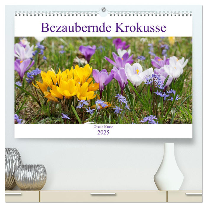 Bezaubernde Krokusse (CALVENDO Premium Wandkalender 2025)