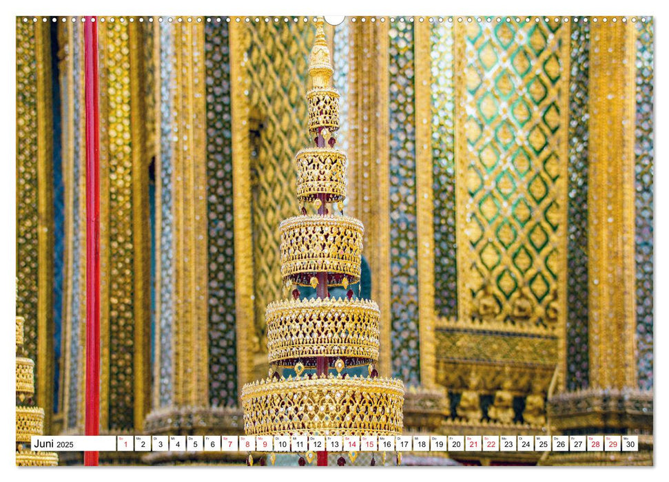 Bangkok - Tempel Wat Phra Kaew (CALVENDO Premium Wandkalender 2025)