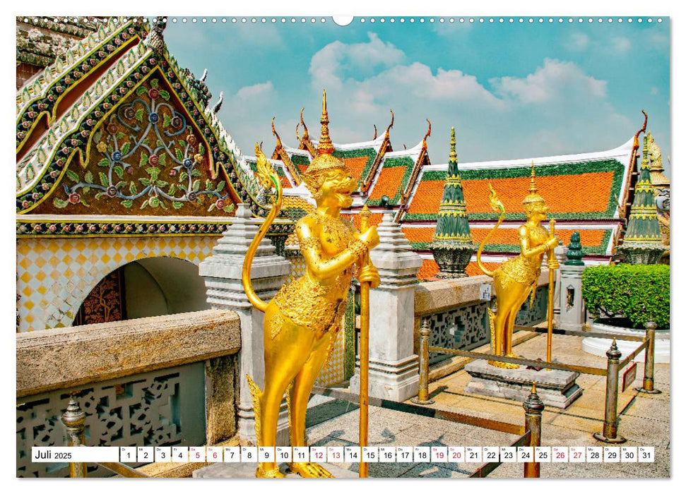 Bangkok - Tempel Wat Phra Kaew (CALVENDO Premium Wandkalender 2025)