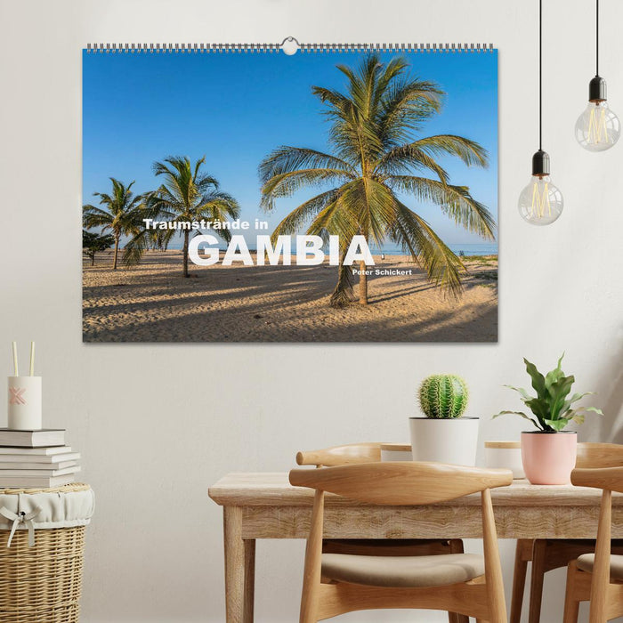 Traumstrände in Gambia (CALVENDO Wandkalender 2025)