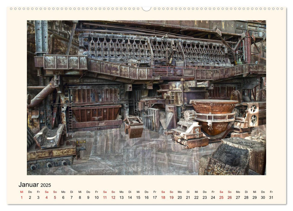 Brandenburg Industriemuseum (CALVENDO Premium Wandkalender 2025)