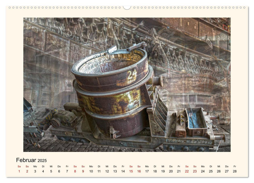 Brandenburg Industriemuseum (CALVENDO Premium Wandkalender 2025)