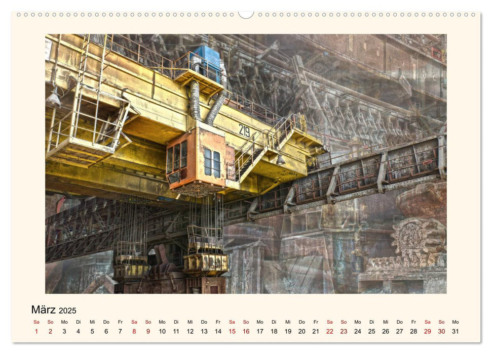 Brandenburg Industriemuseum (CALVENDO Premium Wandkalender 2025)