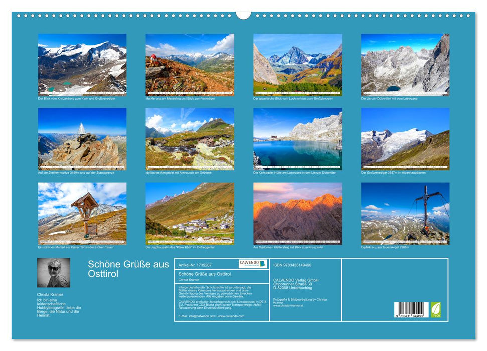 Schöne Grüße aus Osttirol (CALVENDO Wandkalender 2025)