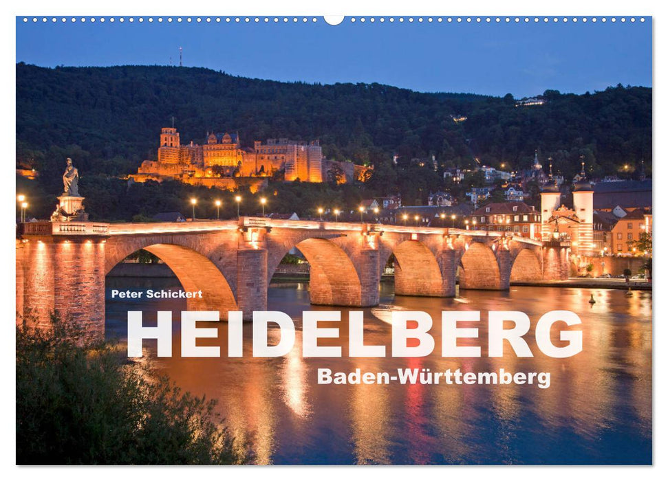 Heidelberg - Baden-Württemberg (CALVENDO Wandkalender 2025)