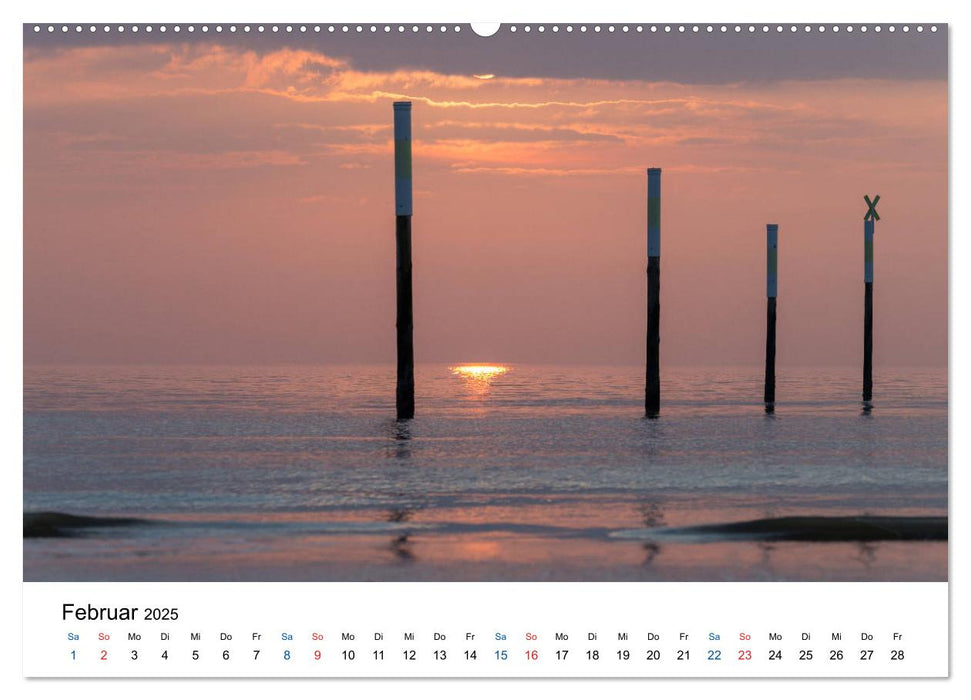 Lichtstimmungen in Sankt Peter-Ording (CALVENDO Premium Wandkalender 2025)