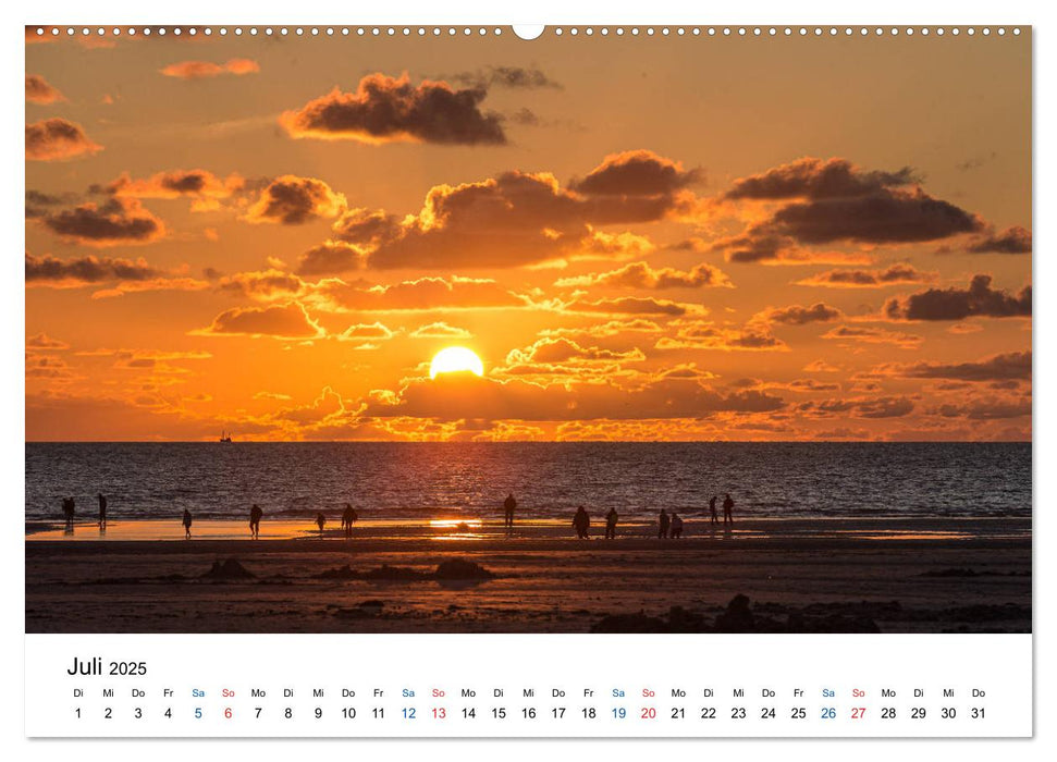 Lichtstimmungen in Sankt Peter-Ording (CALVENDO Premium Wandkalender 2025)