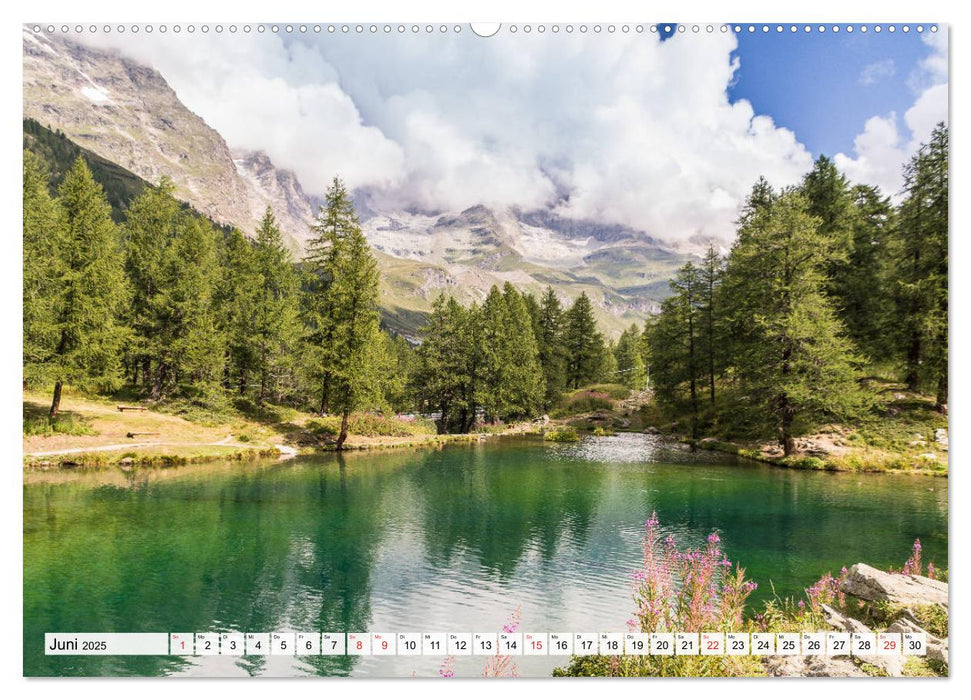 Piemont und Aostatal (CALVENDO Premium Wandkalender 2025)