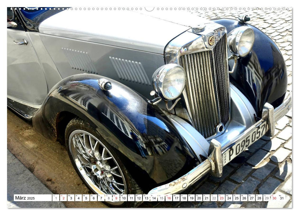 MG Classics - Britische Oldtimer in Kuba (CALVENDO Premium Wandkalender 2025)