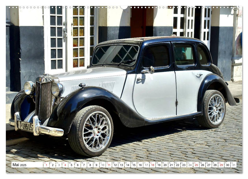 MG Classics - Britische Oldtimer in Kuba (CALVENDO Premium Wandkalender 2025)