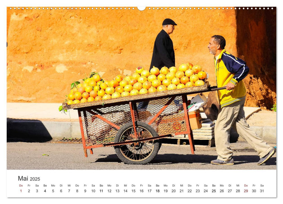 Das farbenfrohe Marokko (CALVENDO Premium Wandkalender 2025)