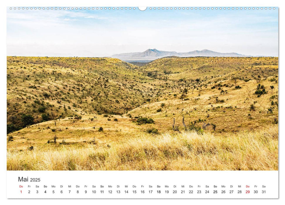 Safari durch Afrika (CALVENDO Premium Wandkalender 2025)