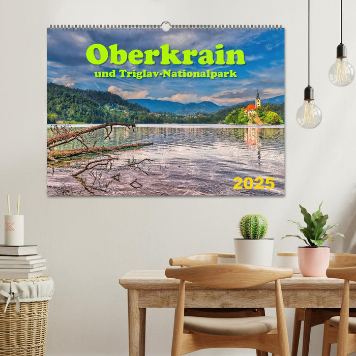 Oberkrain und Triglav-Nationalpark (CALVENDO Wandkalender 2025)