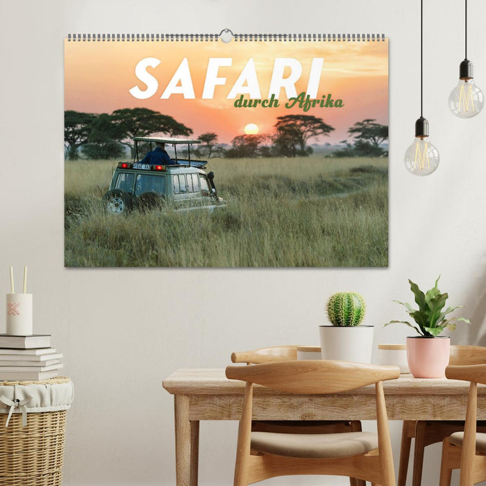 Safari durch Afrika (CALVENDO Wandkalender 2025)