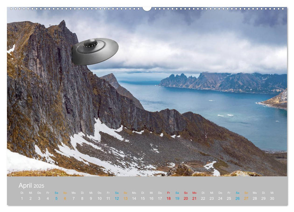 Fantastisch und surreal - unbekannte Flugobjekte (CALVENDO Premium Wandkalender 2025)