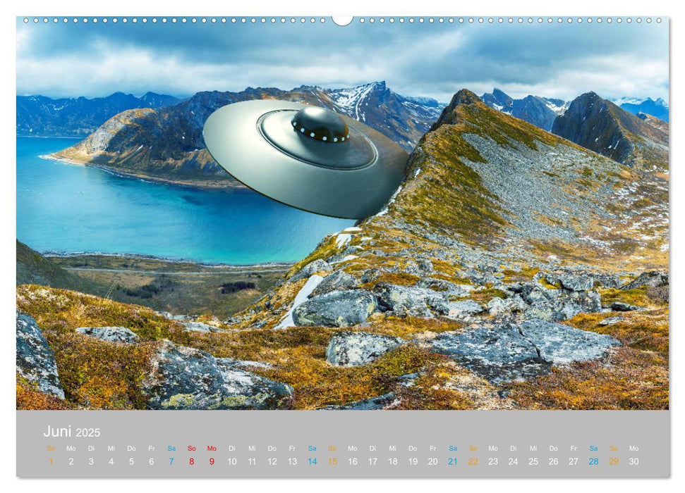 Fantastisch und surreal - unbekannte Flugobjekte (CALVENDO Premium Wandkalender 2025)