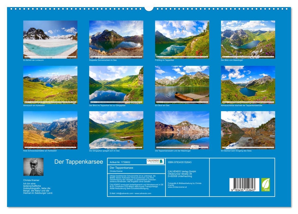 Der Tappenkarsee (CALVENDO Premium Wandkalender 2025)