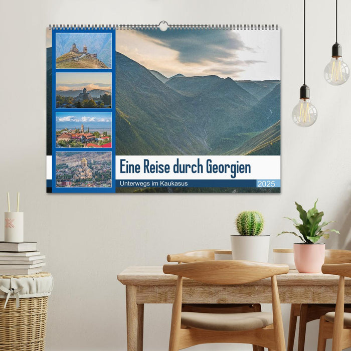 Eine Reise durch Georgien (CALVENDO Wandkalender 2025)