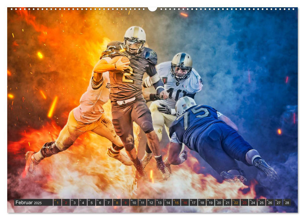 Faszination American Football (CALVENDO Premium Wandkalender 2025)