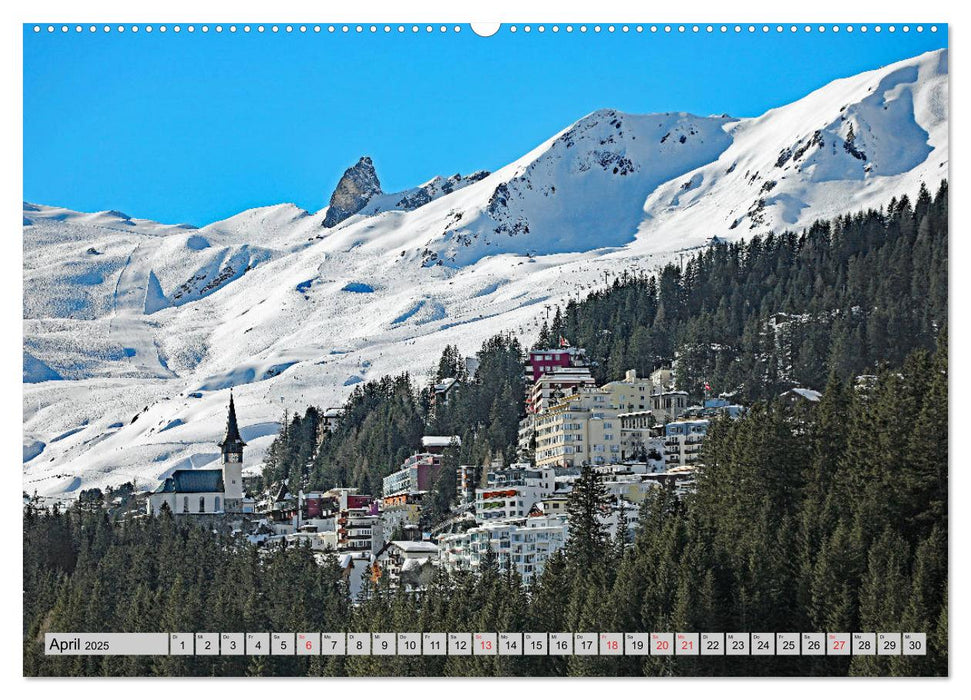 AROSA im Schnee (CALVENDO Premium Wandkalender 2025)