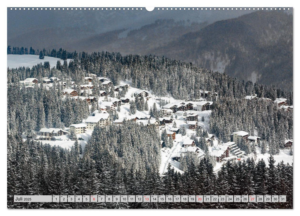 AROSA im Schnee (CALVENDO Premium Wandkalender 2025)