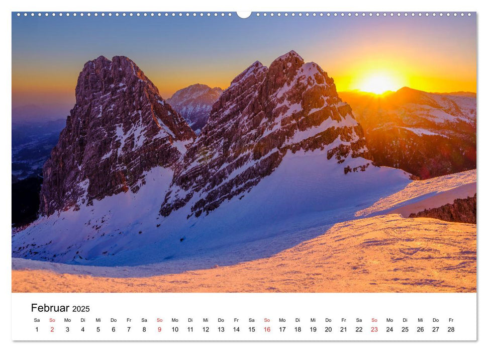 Berchtesgadener Berge im Licht (CALVENDO Premium Wandkalender 2025)