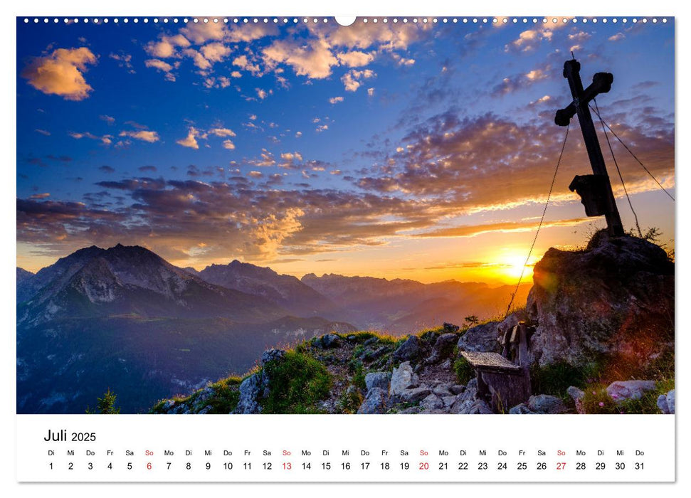 Berchtesgadener Berge im Licht (CALVENDO Premium Wandkalender 2025)