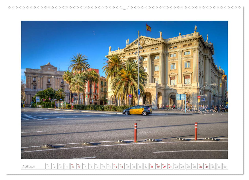 Barcelona: Hauptstadt Kataloniens (CALVENDO Premium Wandkalender 2025)