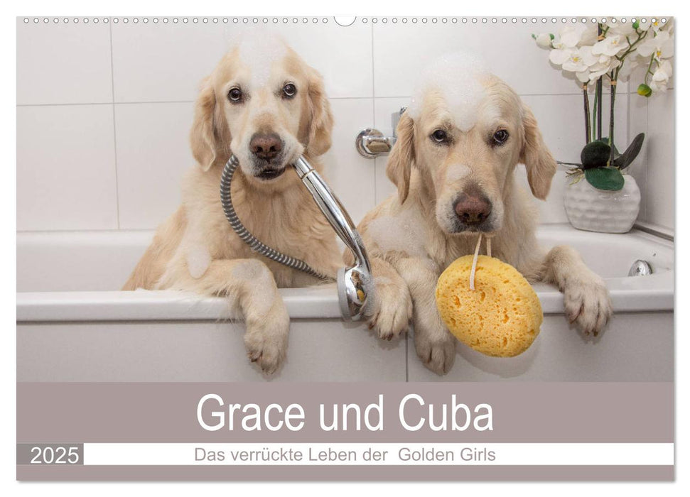 Grace und Cuba - Das verrückte Leben der Golden Girls (CALVENDO Wandkalender 2025)