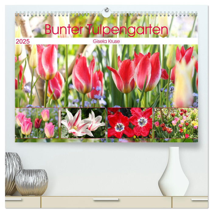 Bunter Tulpengarten (CALVENDO Premium Wandkalender 2025)