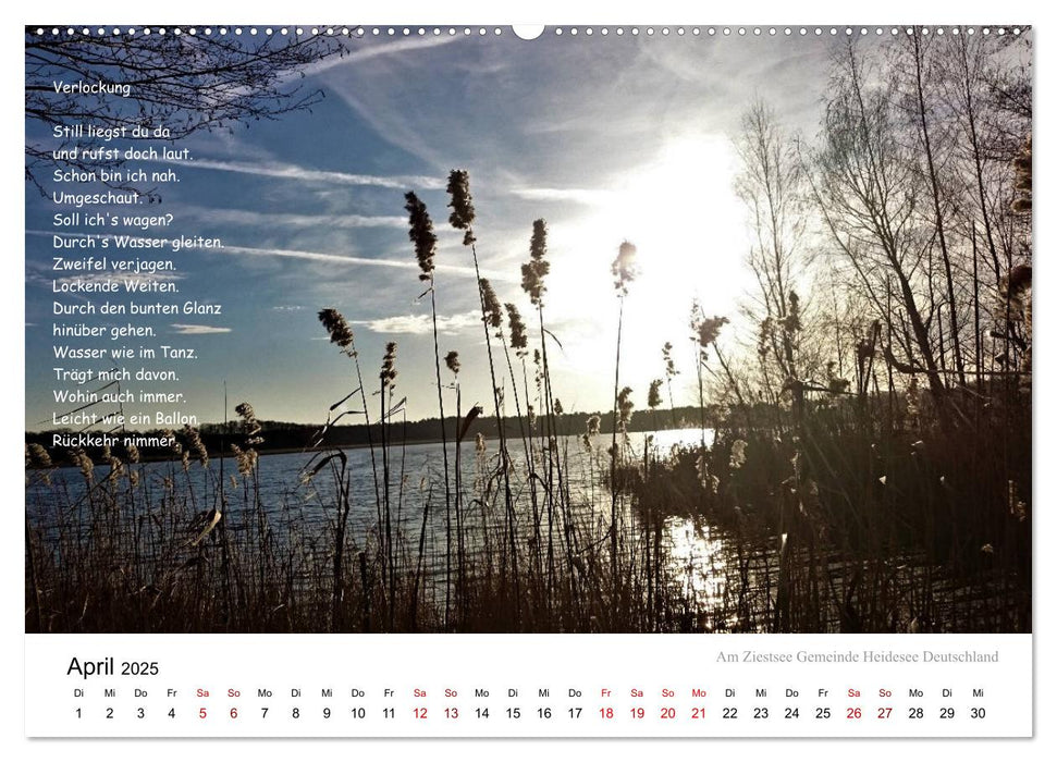 Natur Ein Hauch von Poesie (CALVENDO Wandkalender 2025)