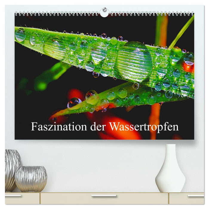 Faszination Wassertropfen (CALVENDO Premium Wandkalender 2025)