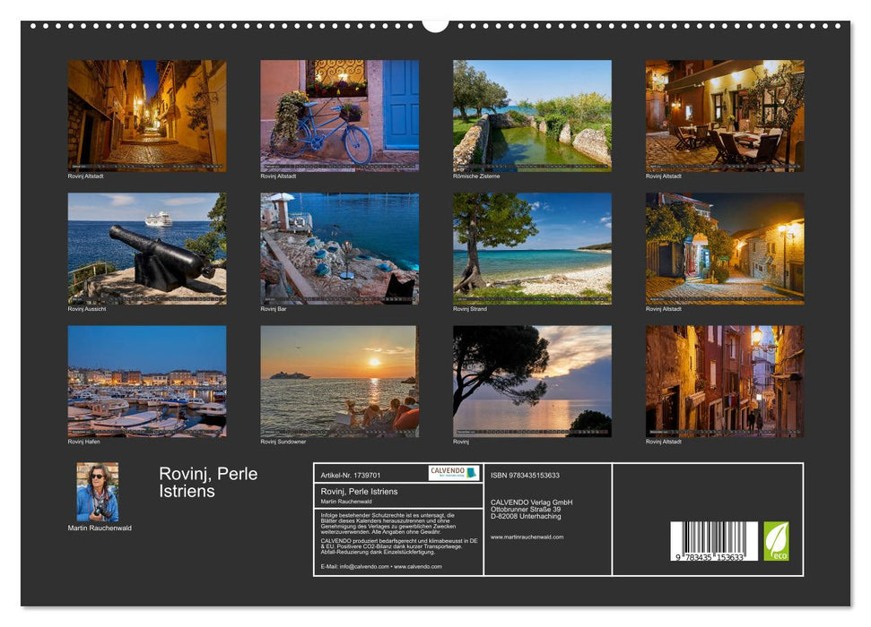 Rovinj, Perle Istriens (CALVENDO Premium Wandkalender 2025)