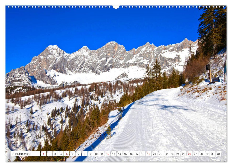 Rund um den Dachstein (CALVENDO Premium Wandkalender 2025)